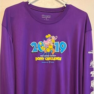 Champion Purple Disney Dopy Challenge Long Sleeve Tee
